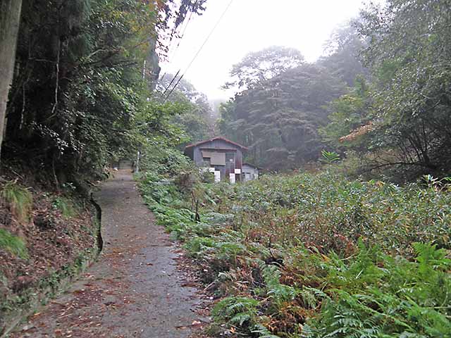 妙見山登山道
