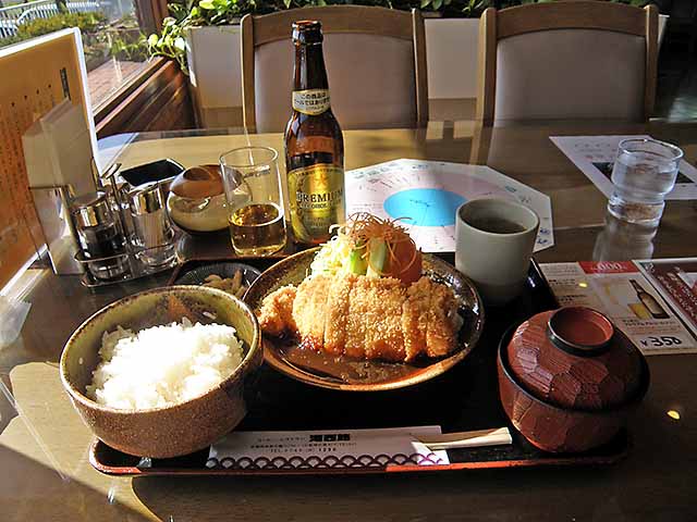 ポークカツ定食