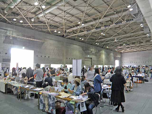 盛況な会場後。