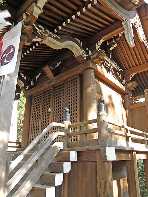 扁額には野神天神